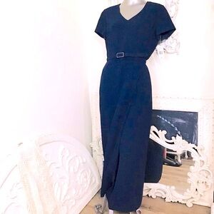 Jones New York Navy Midi Dress NWT
